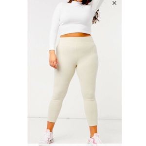 NWT ASOS Design Curve brushed ribbed legging sz 16